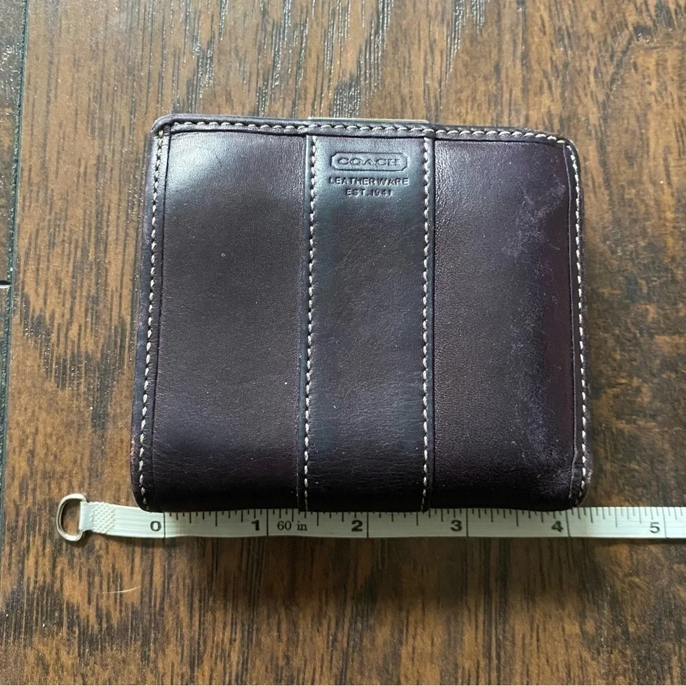 Vintage Coach Leather Small Wallet